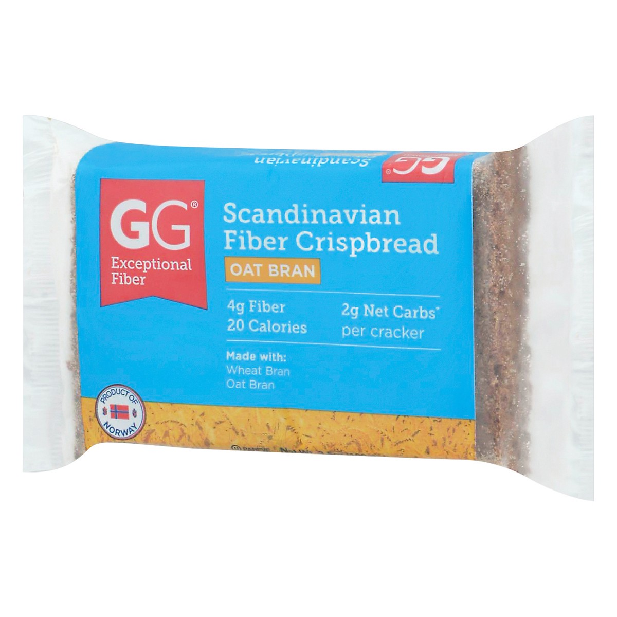 slide 4 of 14, GG CRACKERS Healthy Valley Scandinavian Crispbread, Oat Bran, 3.5 oz