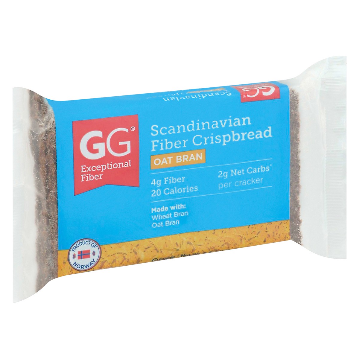 slide 11 of 14, GG CRACKERS Healthy Valley Scandinavian Crispbread, Oat Bran, 3.5 oz