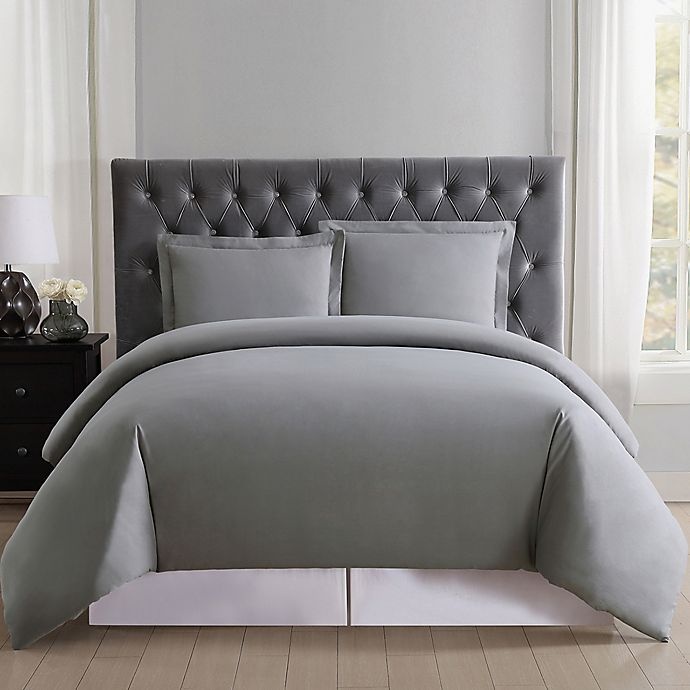 slide 1 of 2, Truly Soft Everyday Twin XL Duvet Cover Set - Grey, 2 ct