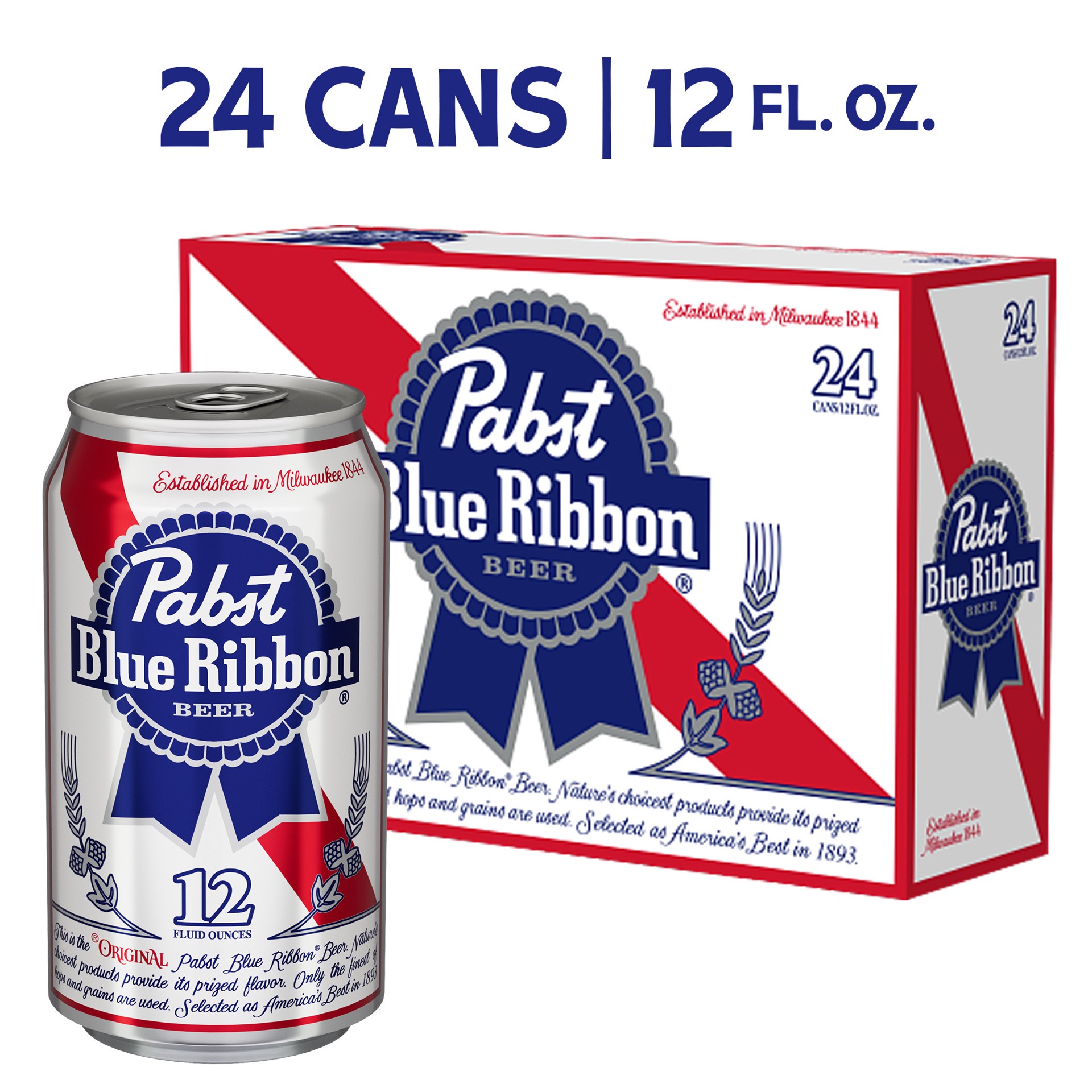 slide 2 of 9, Pabst Beer, 24 Pack, 12 fl oz Cans, 24 ct; 12 oz