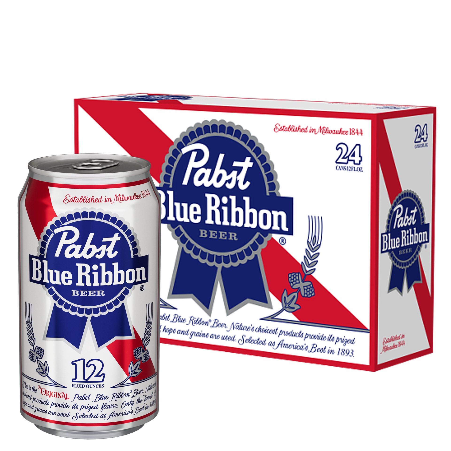 slide 1 of 9, Pabst Beer, 24 Pack, 12 fl oz Cans, 24 ct; 12 oz