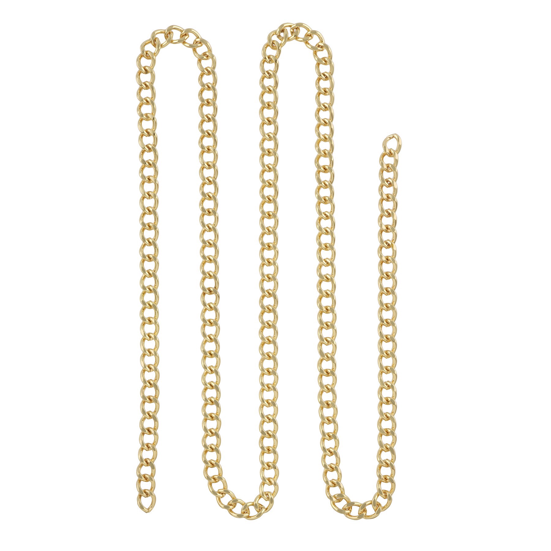 slide 2 of 2, 36" Gold Curb Chain By Bead Landing, 36 in