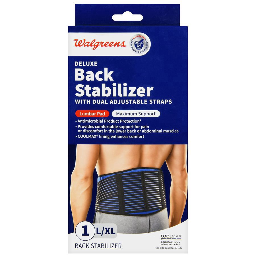 slide 5 of 5, Walgreens S-M Deluxe Back Stabilizer, 1 ct