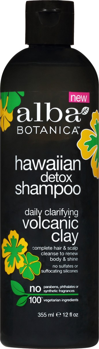 slide 3 of 10, Alba Botanica Volcanic Clay Hawaiian Detox Shampoo 354 ml, 354 ml