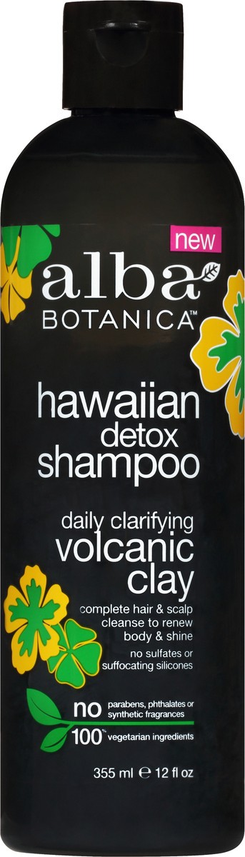 slide 4 of 10, Alba Botanica Volcanic Clay Hawaiian Detox Shampoo 354 ml, 354 ml