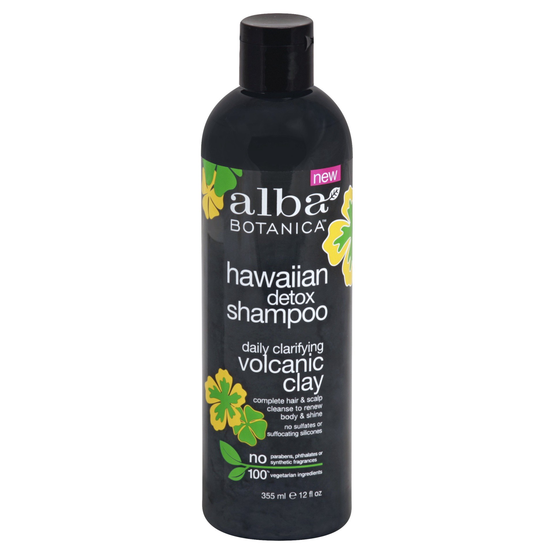 slide 1 of 10, Alba Botanica Volcanic Clay Hawaiian Detox Shampoo 354 ml, 354 ml