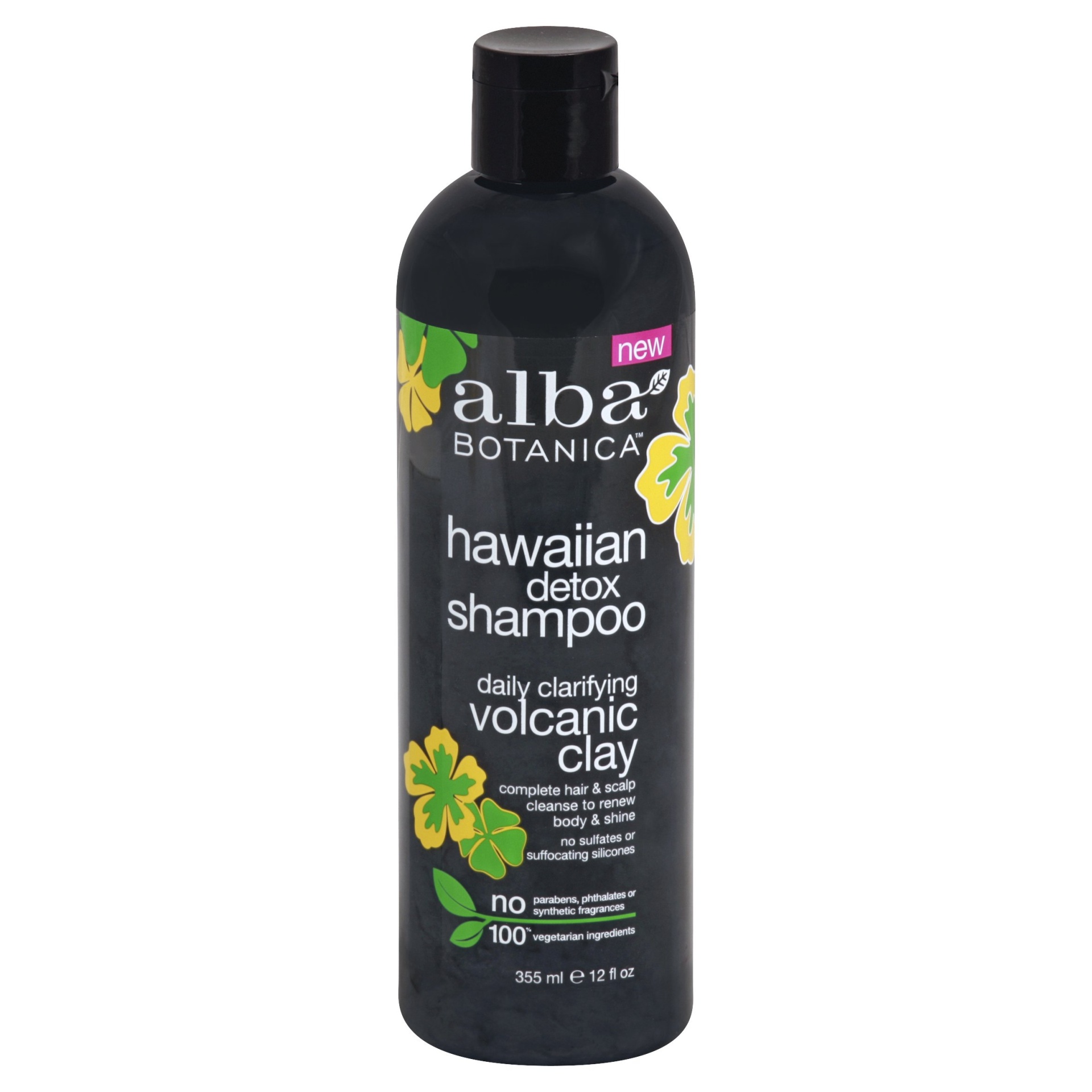 slide 1 of 2, Alba Botanica Hawaiian Detox Shampoo, 12 oz