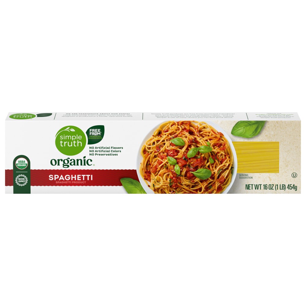 slide 1 of 13, Simple Truth Organic Spaghetti 16 oz, 16 oz