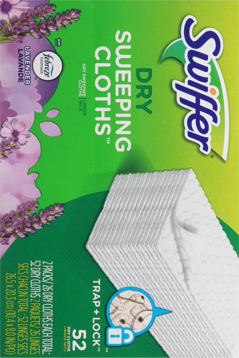 slide 2 of 13, Swiffer Lavender Dry Sweeping Cloths 2 Packs 2 ea, 2 ct