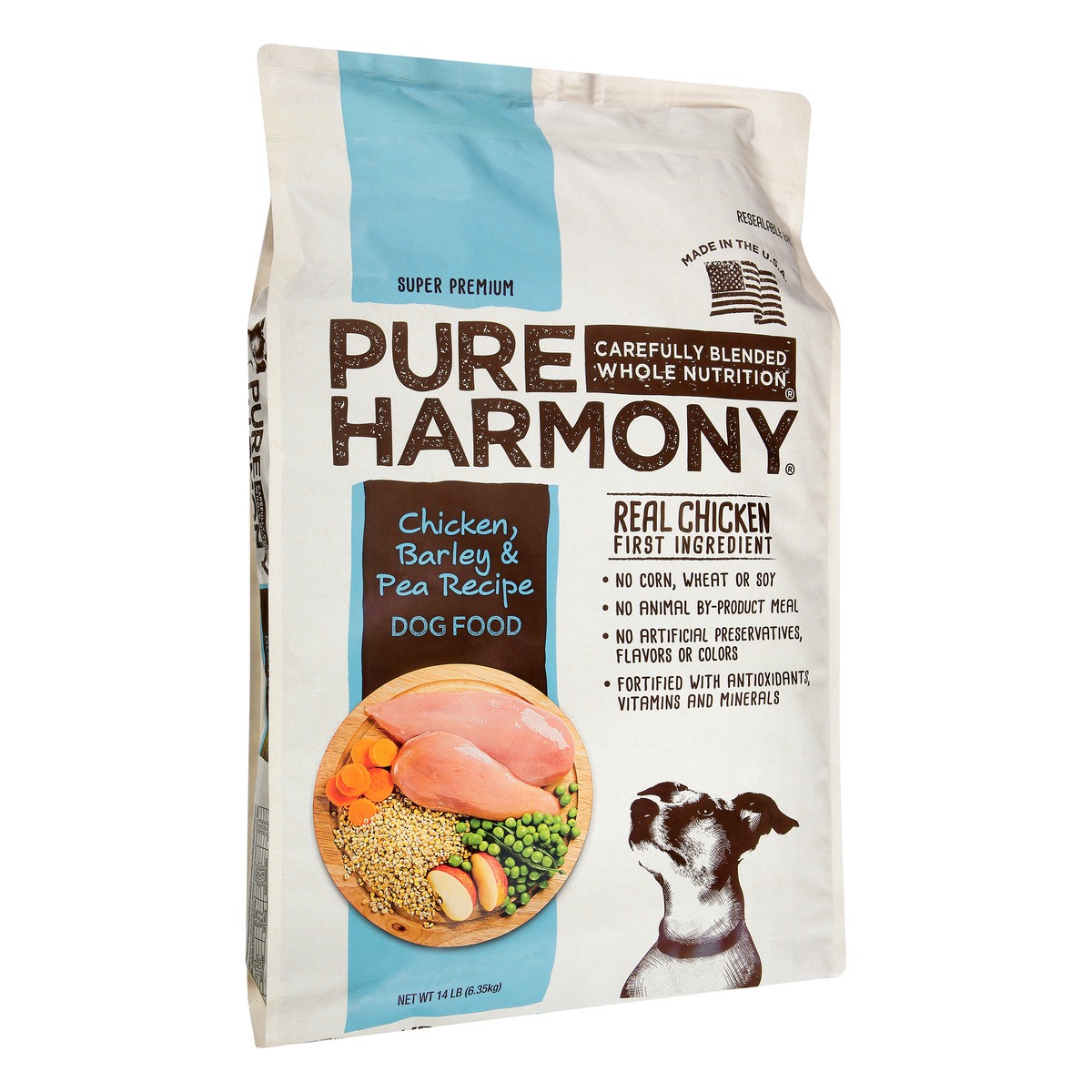 slide 13 of 13, Pure Harmony Super Premium Chicken, Barley & Pea Recipe Dog Food 14 lb, 14 lb