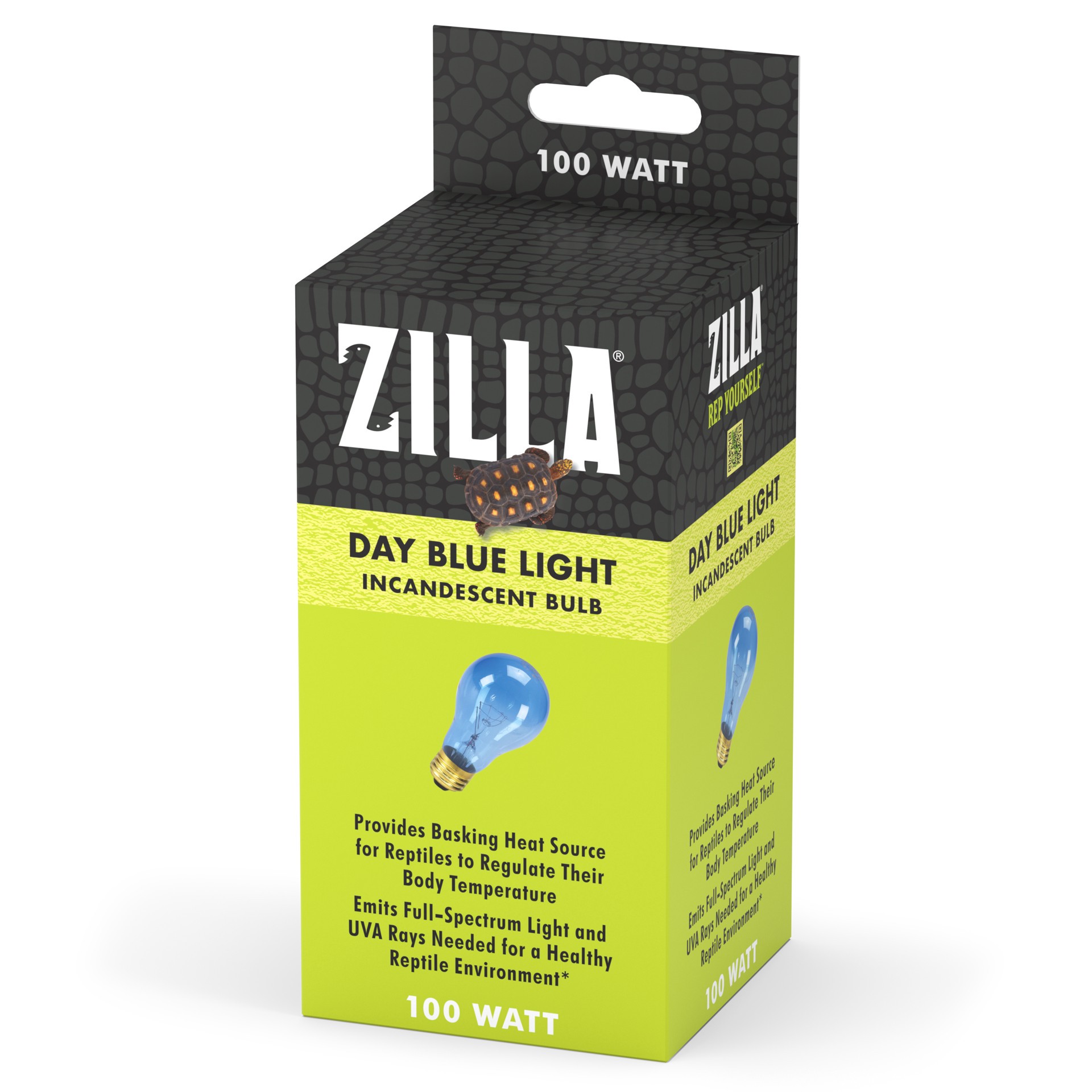 slide 1 of 6, Zilla Incandescent Bulbs Day Blue 100 Watts, 1 ct