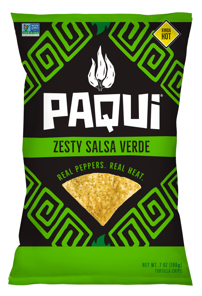 slide 1 of 6, Paqui Verde Tortilla Chips, 7 oz