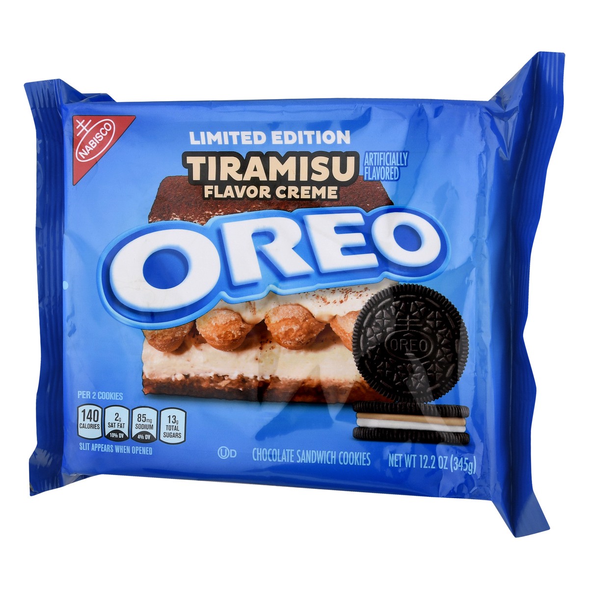 slide 5 of 10, Oreo Limited Edition Tiramisu Flavor Creme Chocolate Sandwich Cookies 12.2 oz, 12.2 oz