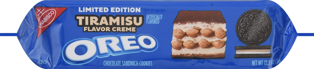 slide 3 of 10, Oreo Limited Edition Tiramisu Flavor Creme Chocolate Sandwich Cookies 12.2 oz, 12.2 oz