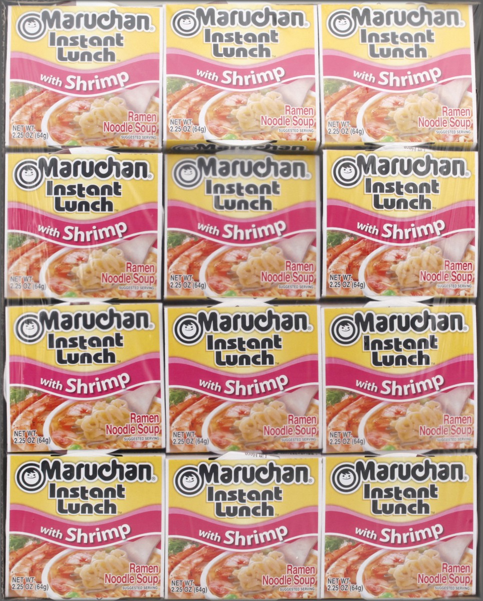 slide 6 of 9, Maruchan Instant Lunch Ramen Noodle Soup with Shrimp - 2.25 Oz, 2.25 oz