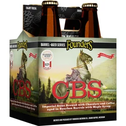 Founders Brewing Co. CBS, 4 Pack, 12 fl oz Bottles, 11.7% ABV