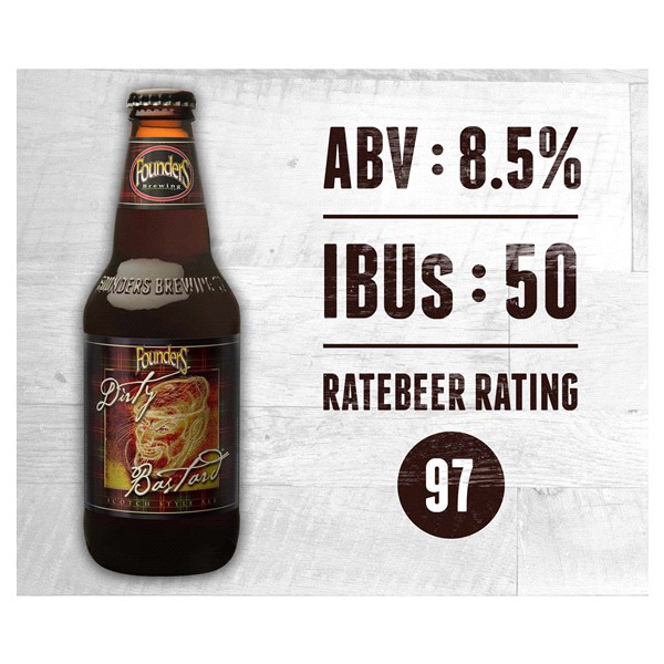 slide 17 of 17, Founders Brewing Co. Dirty Bastard, Scotch Ale Bottles, 6 ct; 12 oz