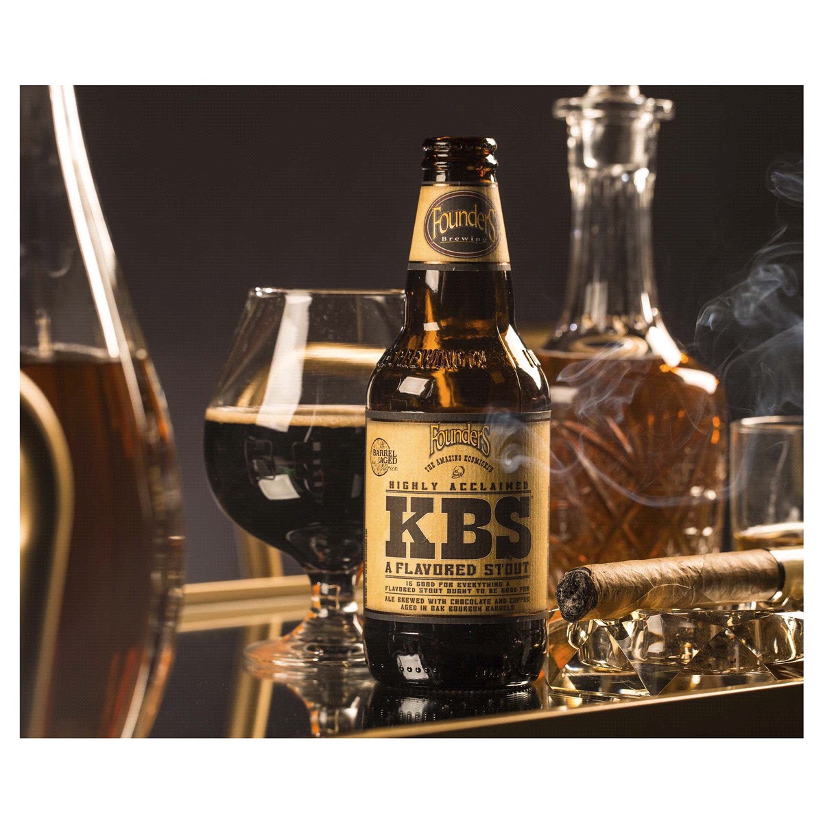 slide 17 of 21, Founders Brewing Co. KBS, Bourbon Barrel-Aged Imperial Stout Beer, 4 ct; 12 oz