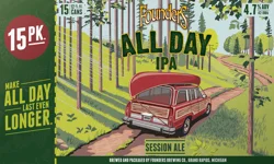 Founders Brewing Co. All Day IPA, 15 Pack, 12 Fl oz Cans, 4.7% ABV
