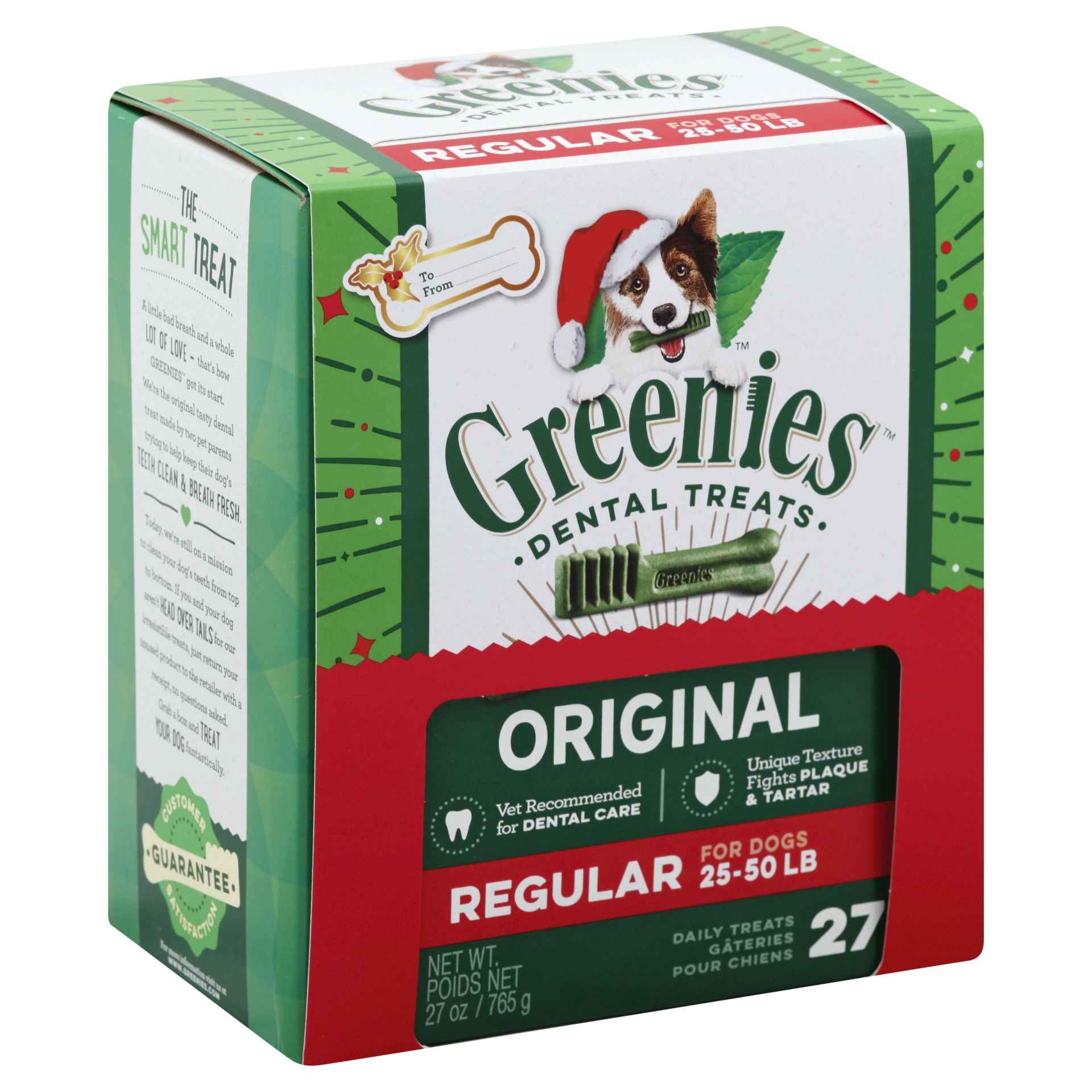 slide 1 of 9, GREENIES Dental Chew Treats For Dogs - Regular Dog, 27 oz