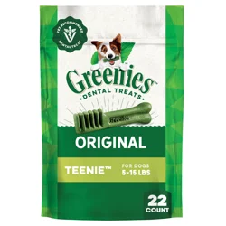 Greenies Original Teenie Natural Dental Care Dog Treats - 6 Oz