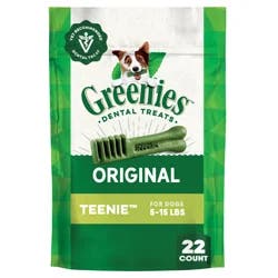 Greenies Original Teenie Natural Dental Care Dog Treats - 6 Oz