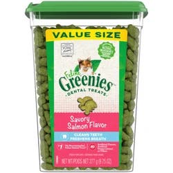 Greenies Savory Salmon Flavor Dental Treats Value Size 9.75 oz