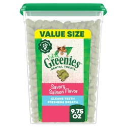 Greenies Savory Salmon Flavor Dental Treats Value Size 9.75 oz
