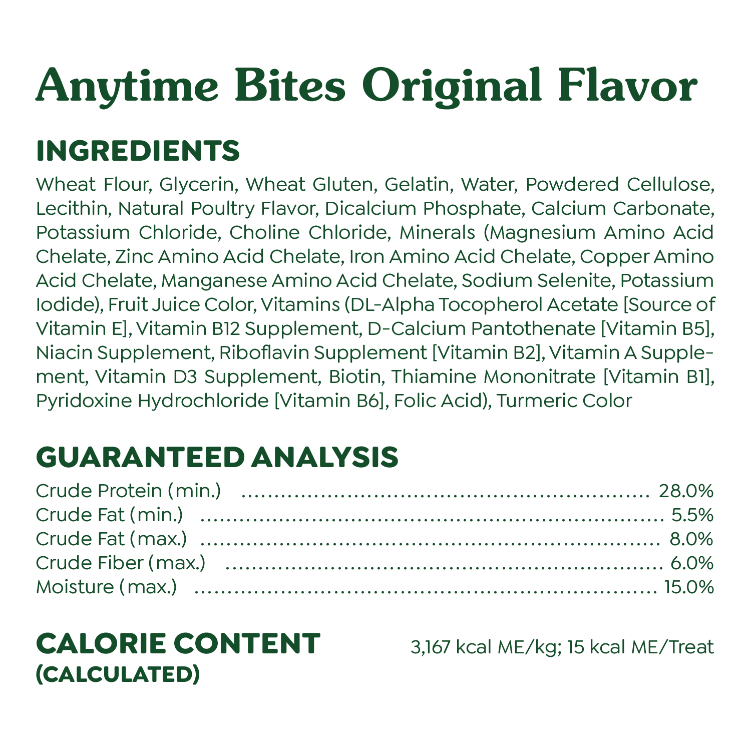 slide 5 of 8, Greenies Anytime Bites Adult Dogs 5+ Lbs Original Flavor Dog Treats Bite-Size 10.3 oz, 10.3 oz