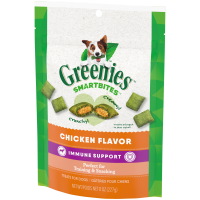 slide 11 of 13, Greenies SmartBites Chicken Flavor Treats for Dogs 8 oz, 8 oz