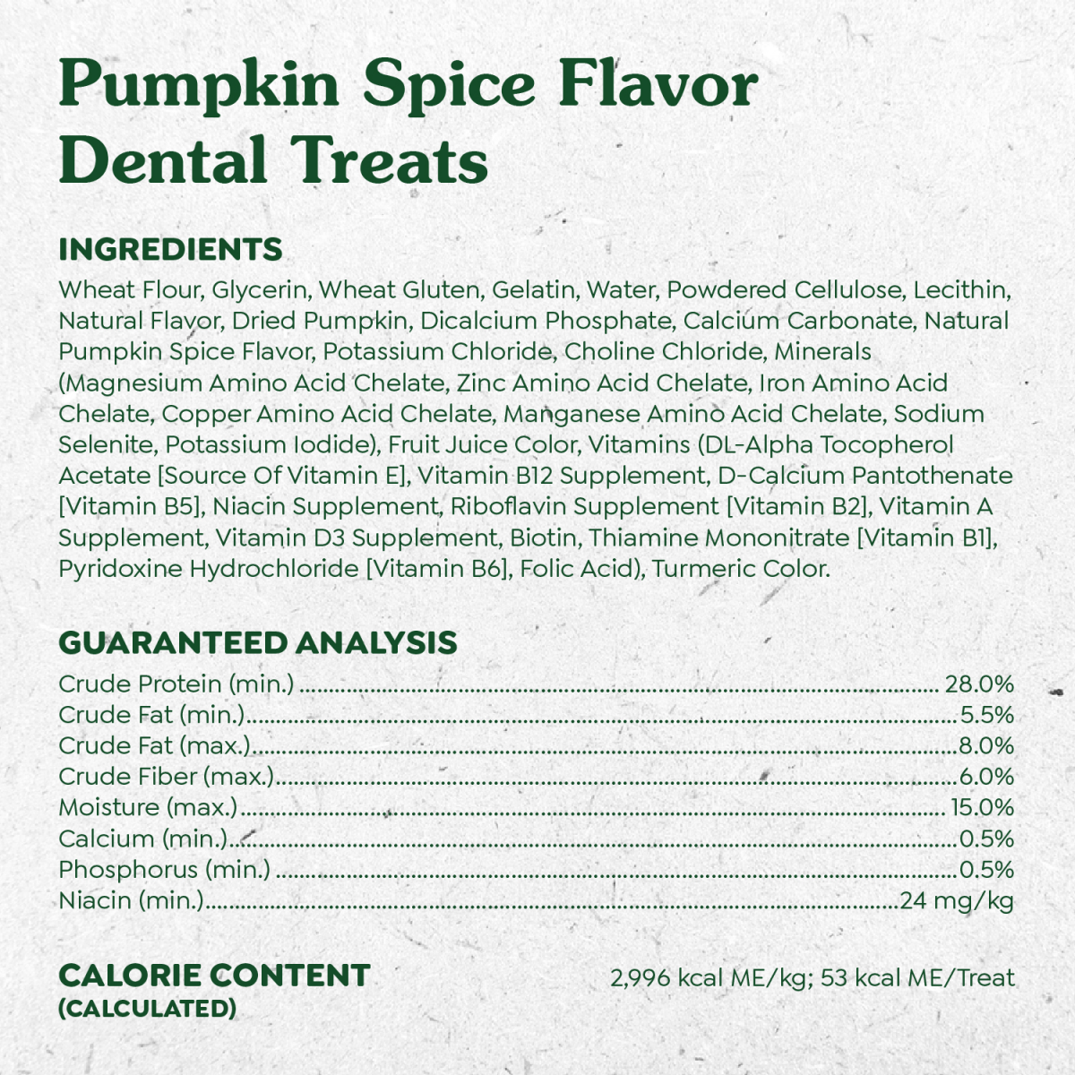 slide 4 of 8, Greenies Dental Treats Pumpkin Spice Flavor, Petite Adult Dog Treats, 6 oz. Pack (10 Treats), 6 oz