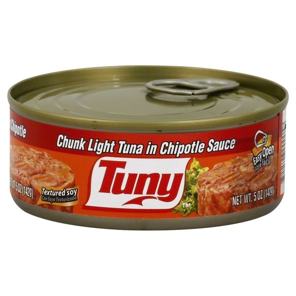 slide 1 of 1, Tuny Chunk Light Tuna in Chipolte Sauce, 5 oz