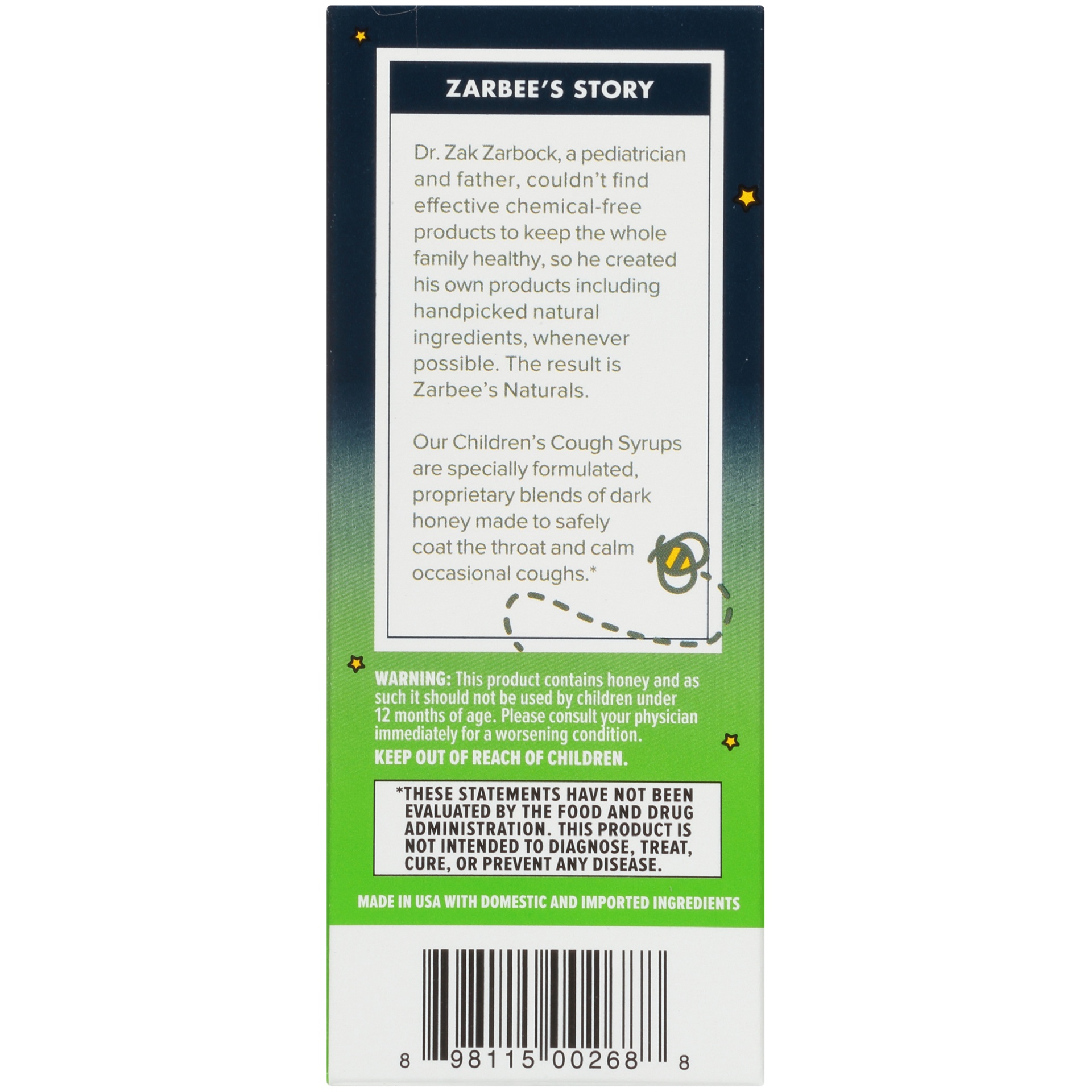slide 6 of 6, Zarbee's Naturals Children's Grape Flavored Nighttime Cough Syrup Mucus Relief, 4 fl oz