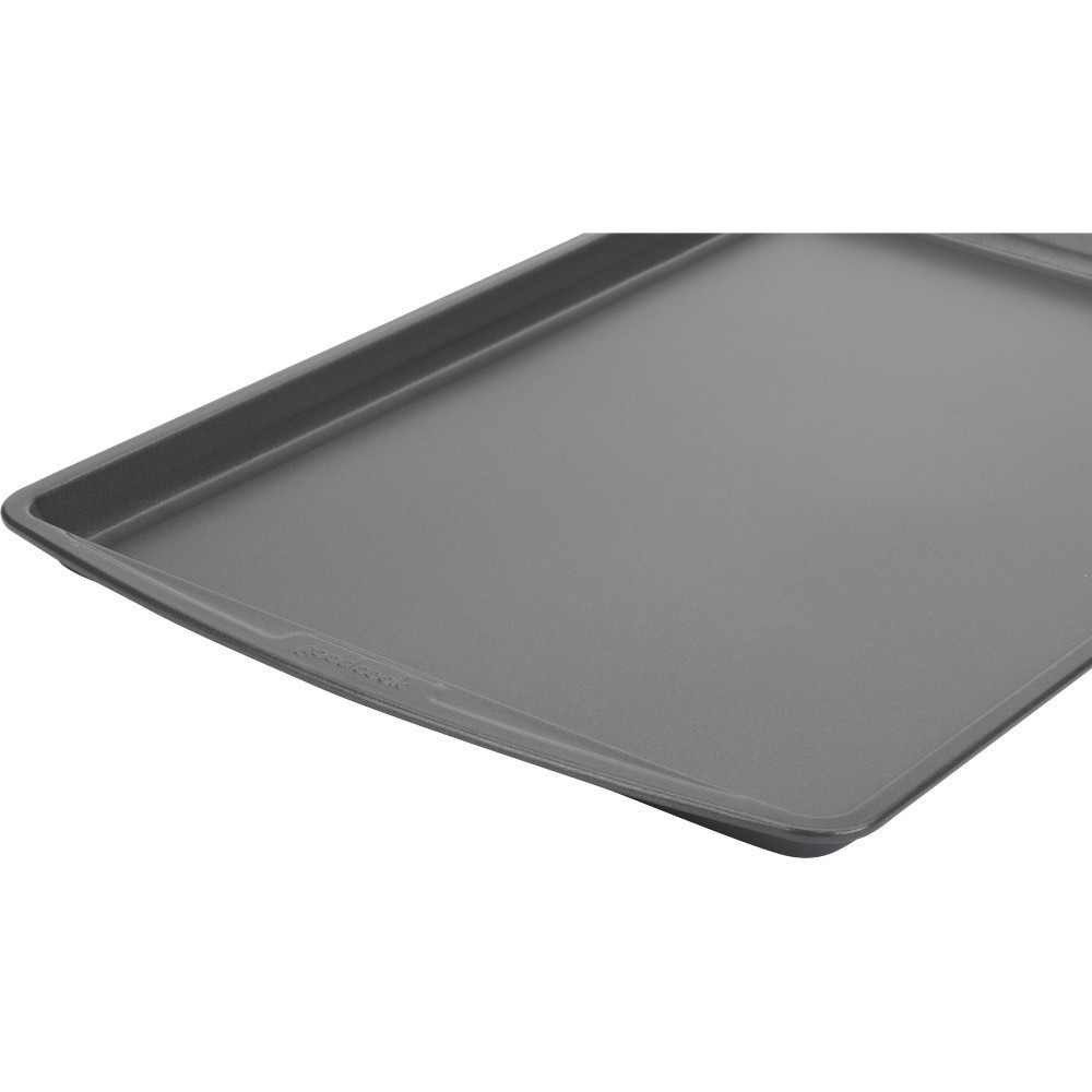 slide 3 of 7, Good Cook Ready 2pk Cookie Sheets (17"x11" and 15"x10"), 2 ct