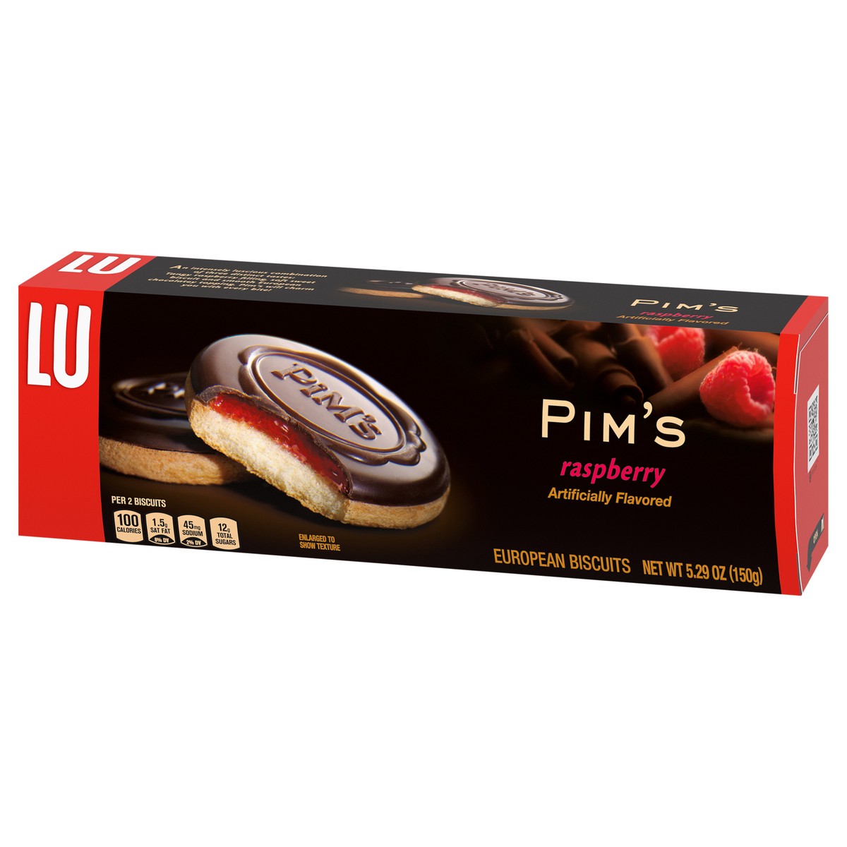 slide 6 of 13, LU Pim's Raspberry European Biscuits, 5.29 oz, 0.33 lb