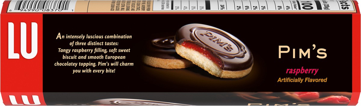 slide 10 of 13, LU Pim's Raspberry European Biscuits, 5.29 oz, 0.33 lb