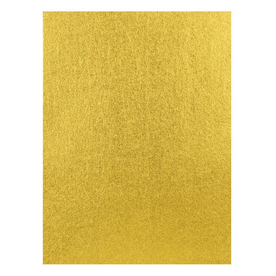 slide 1 of 2, 9" X 12" Metallic Gold Felt By Creatology, 9 in x 12 in