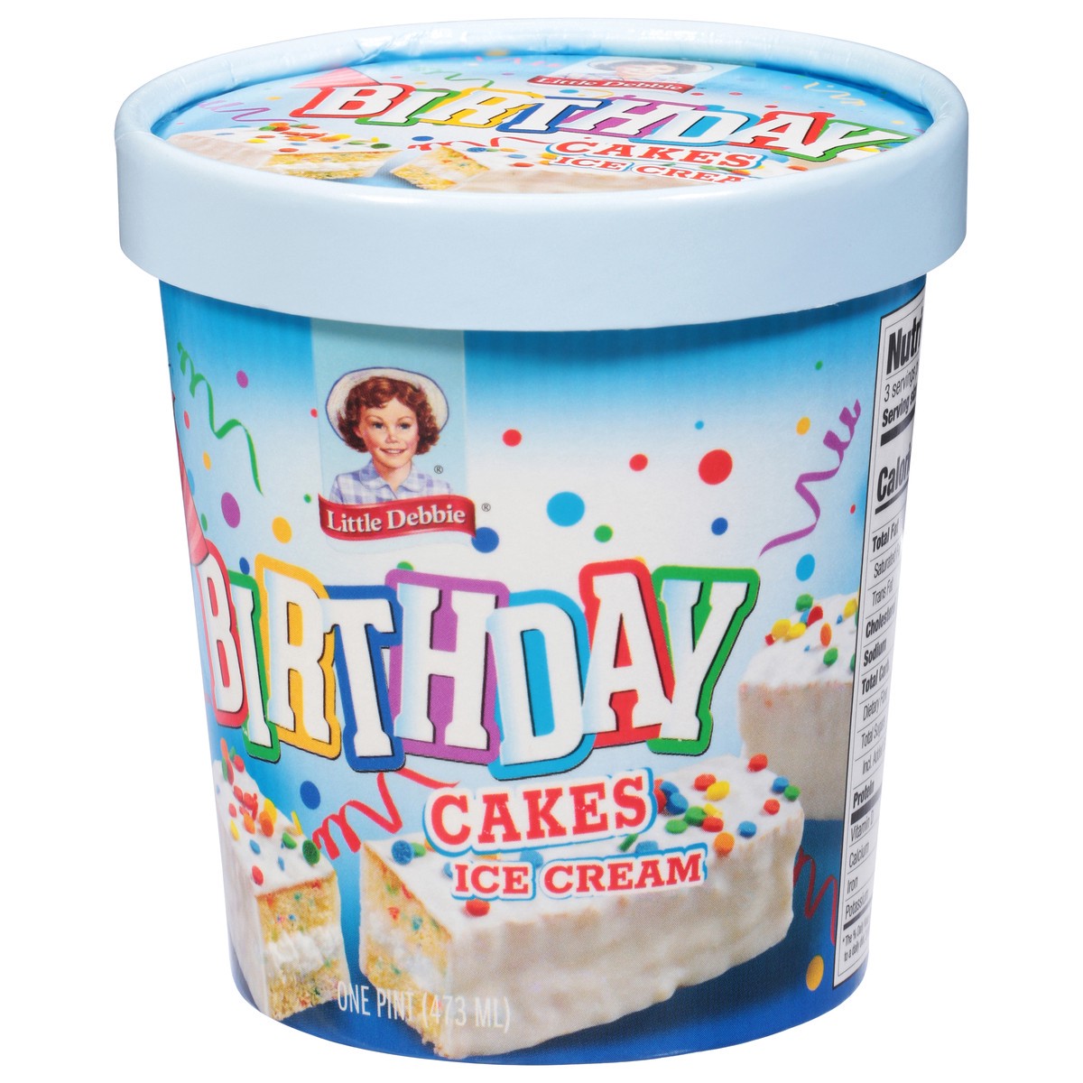 slide 3 of 9, Little Debbie Birthday Cakes Ice Cream 1 pt, 1 pint