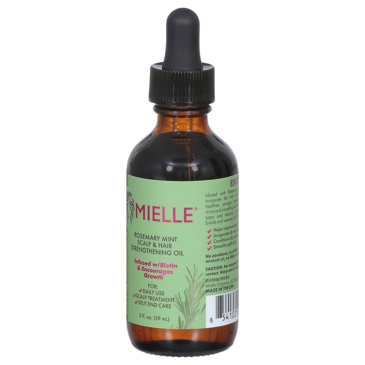 slide 7 of 9, Mielle Rosemary Mint Scalp & Hair Strengthening Oil 2 fl oz, 2 fl oz