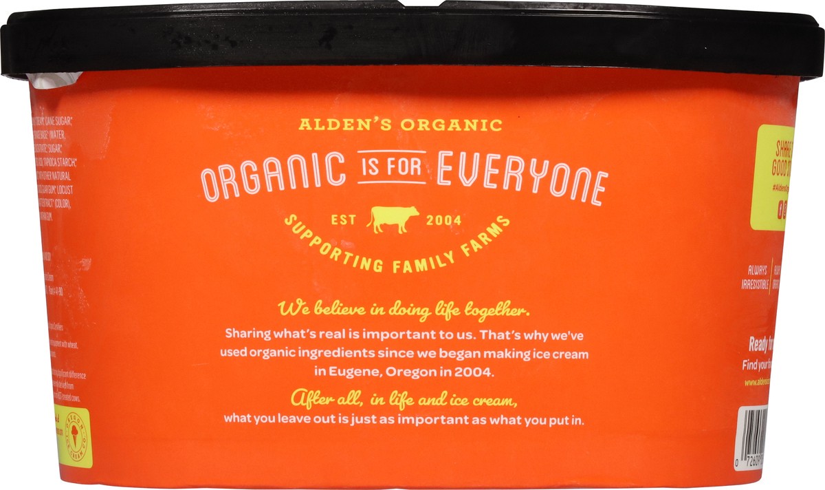 slide 13 of 13, Alden's Organic Orange Cream Frozen Dessert 1.5 qt, 1.5 qt