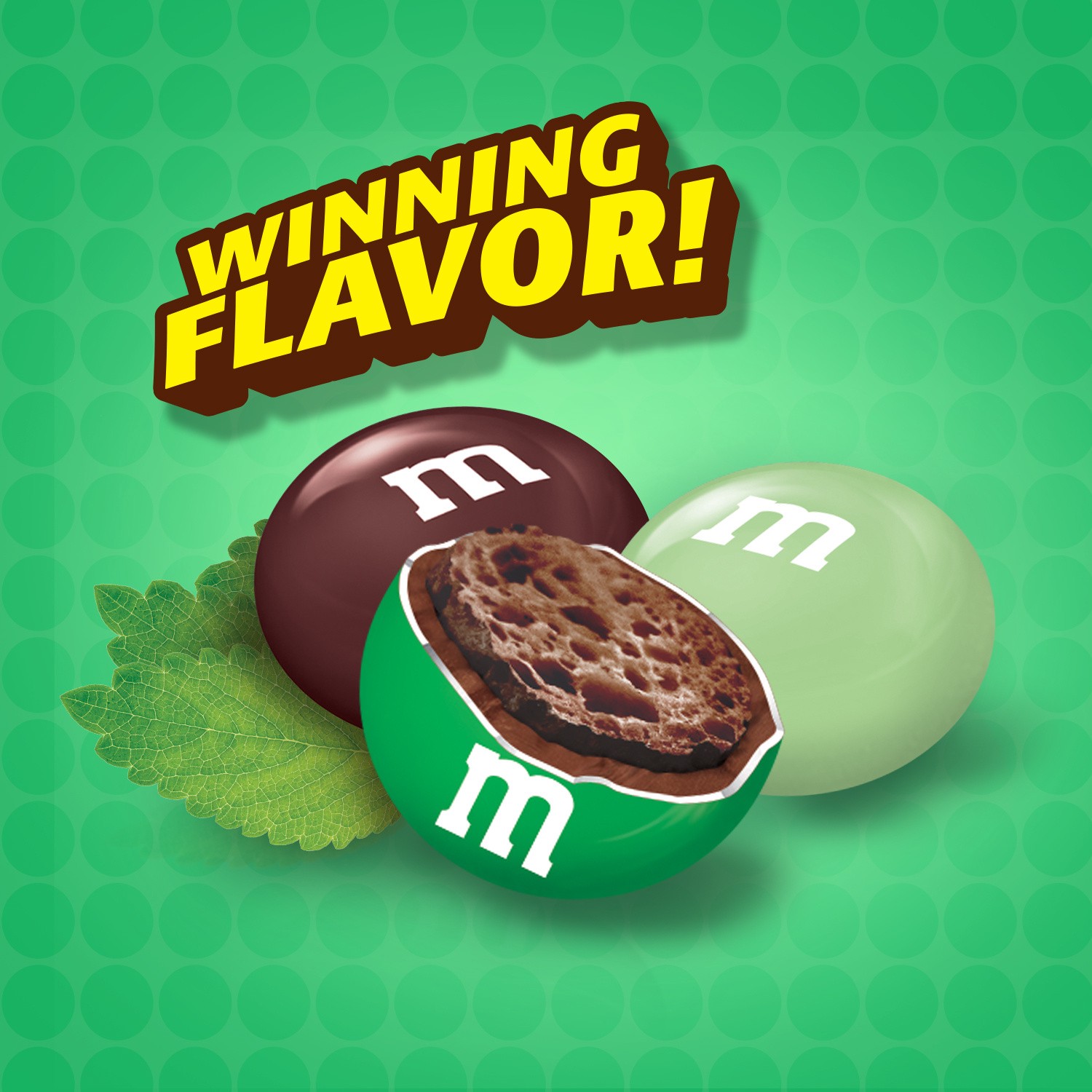 slide 2 of 3, M&M'S Crunchy Mint Pouch Flavor Vote Winner, 8 oz