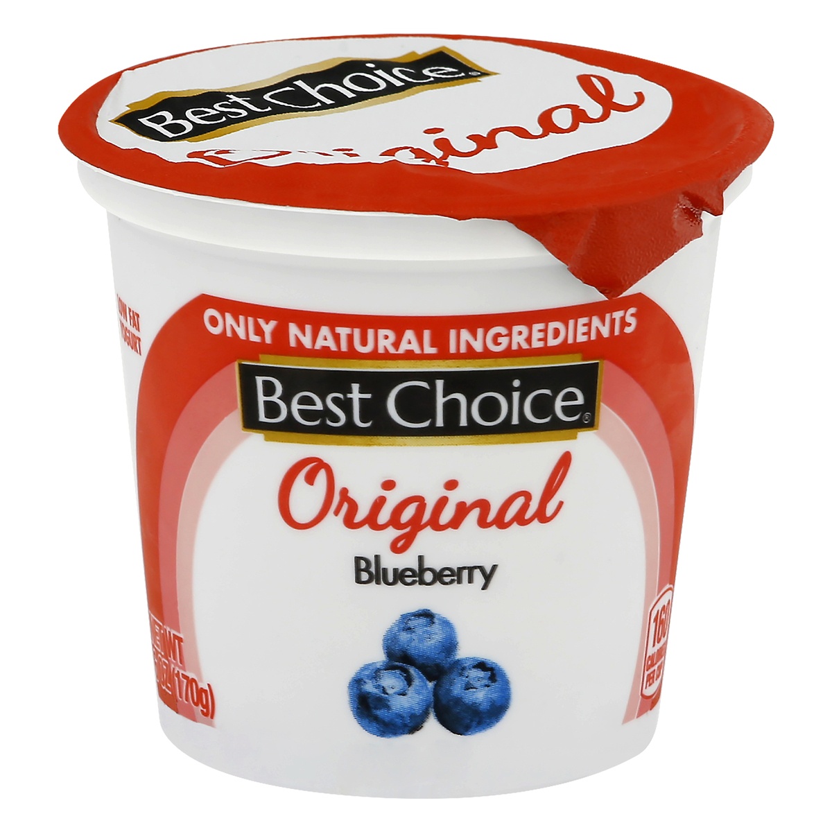 slide 1 of 1, Best Choice Original Blueberry Yogurt, 6 oz