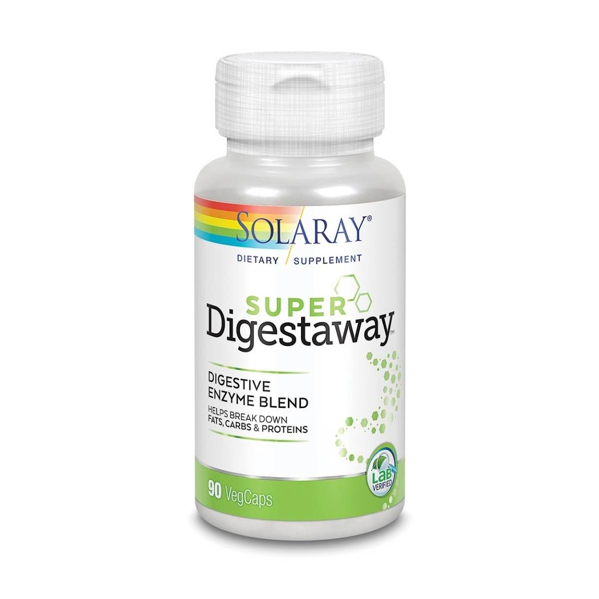 slide 1 of 1, Solaray Super Digestaway Capsules, 90 ct