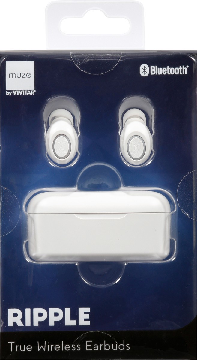 slide 8 of 12, Muze Ripple White True Wireless Earbuds 1 ea, 1 ct