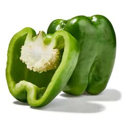 Organic Green Bell Peppers - 2 ct