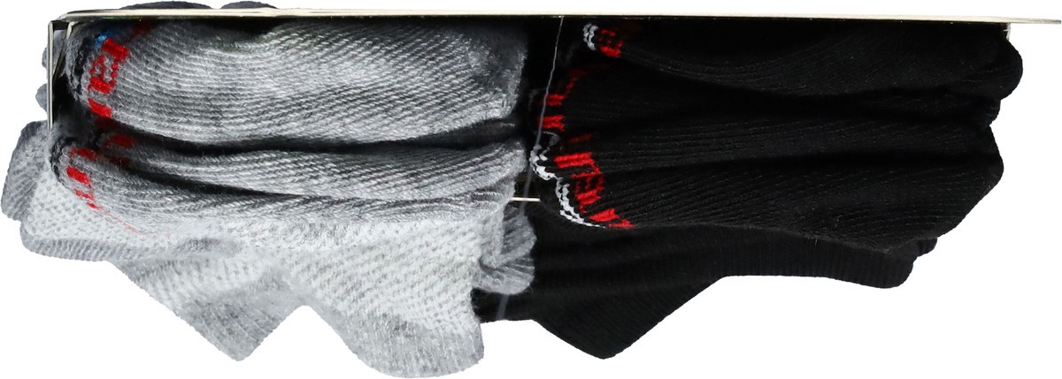 slide 10 of 12, Hanes Boys' Performance Super No Show Socks Large 6 ea, 6 ct