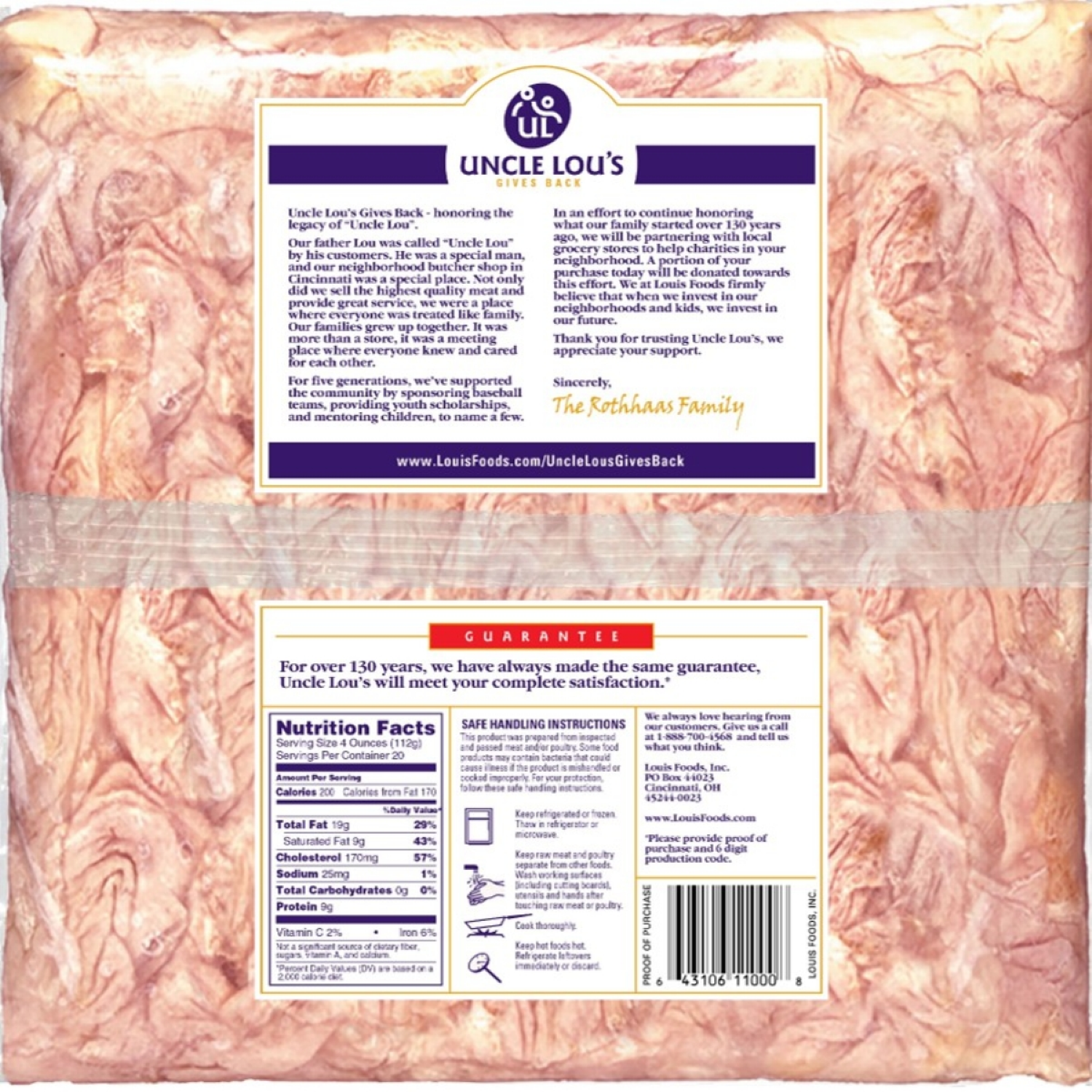 slide 2 of 2, Uncle Lou's Chitterlings 5 lb, 5 lb