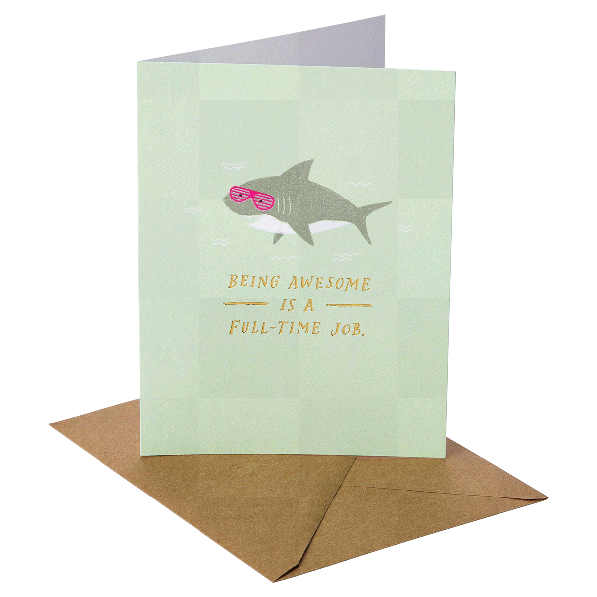 slide 2 of 5, American Greetings Es10 Awesome Shark Congrats Card, 4.6 in x 6.2 in