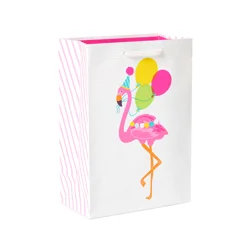 American Greetings Medium Gift Bag (Flamingo)