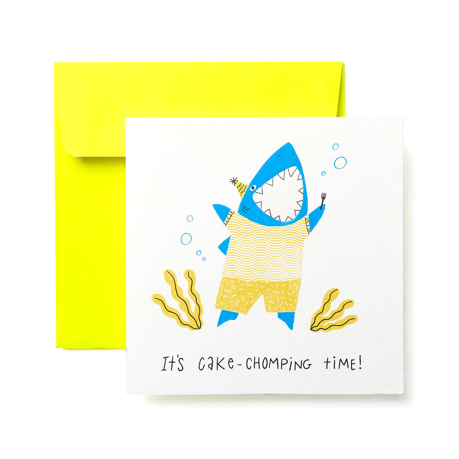 slide 1 of 4, American Greetings Shark Birthday Greeting Card for Kids, 1 ct